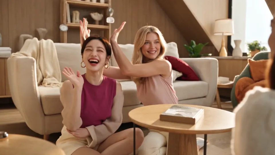 POND’S White Beauty Facial Foam, AI-generated commercial — frame 1 of 8, directed by Ana Lario